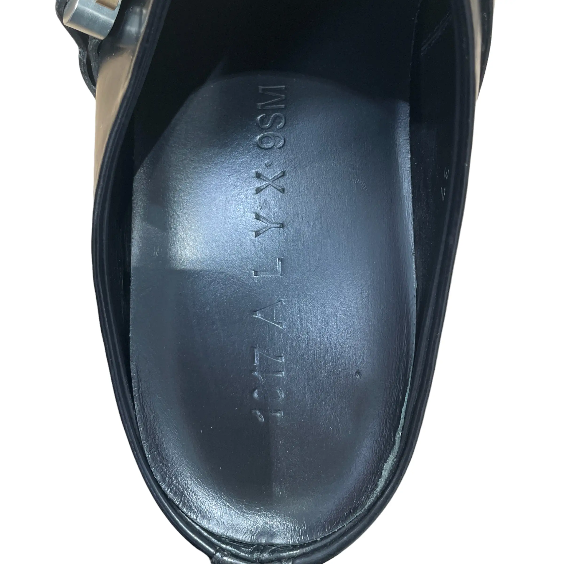 1017 ALYX 9SM(ALYX)/Loafers/EU 37/Leather/BLK/MULE