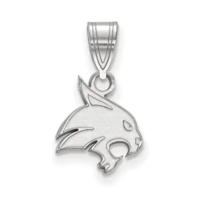 14k White Gold Texas State Small Pendant