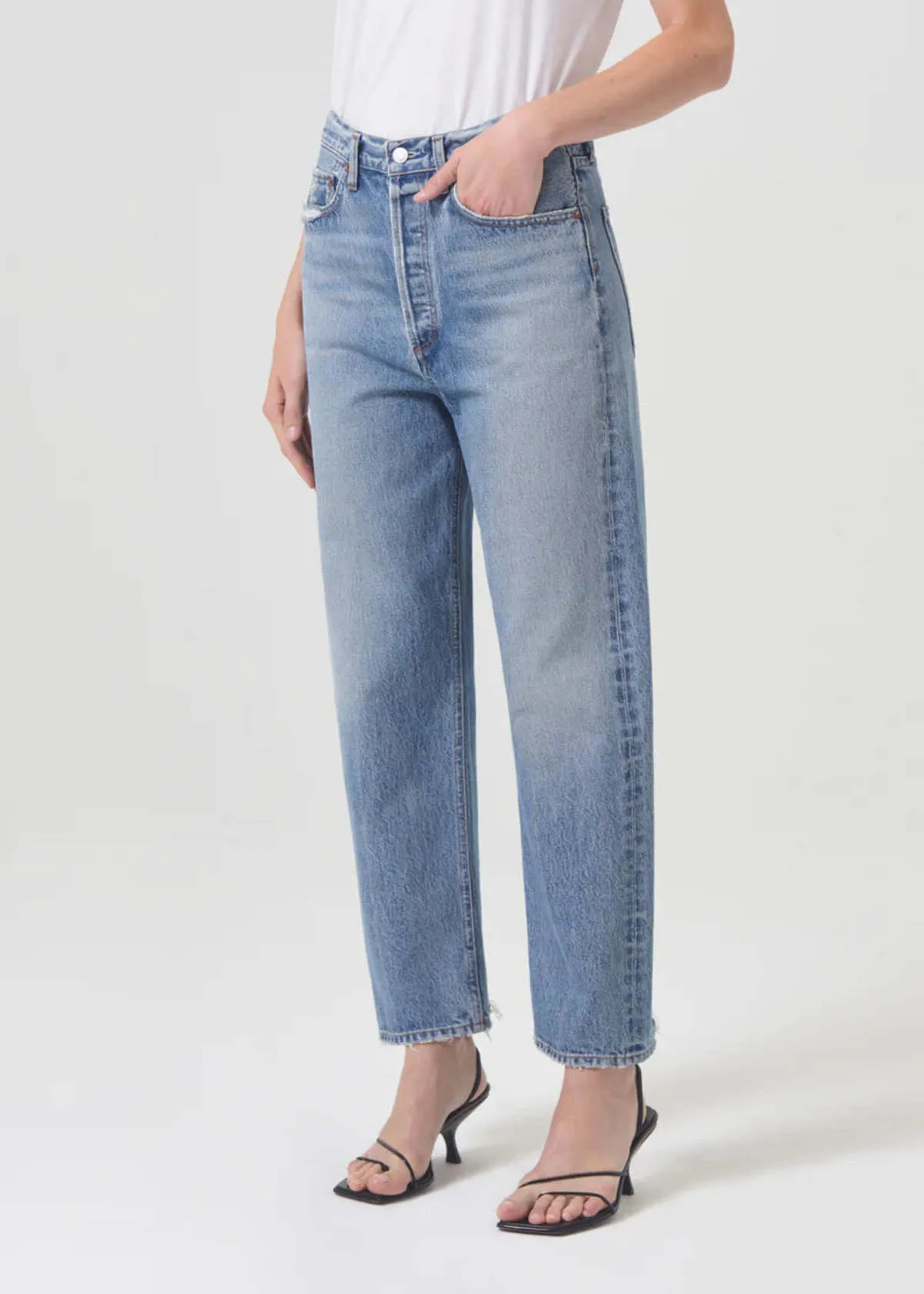 90's Crop Mid-Rise Straight - Hooked