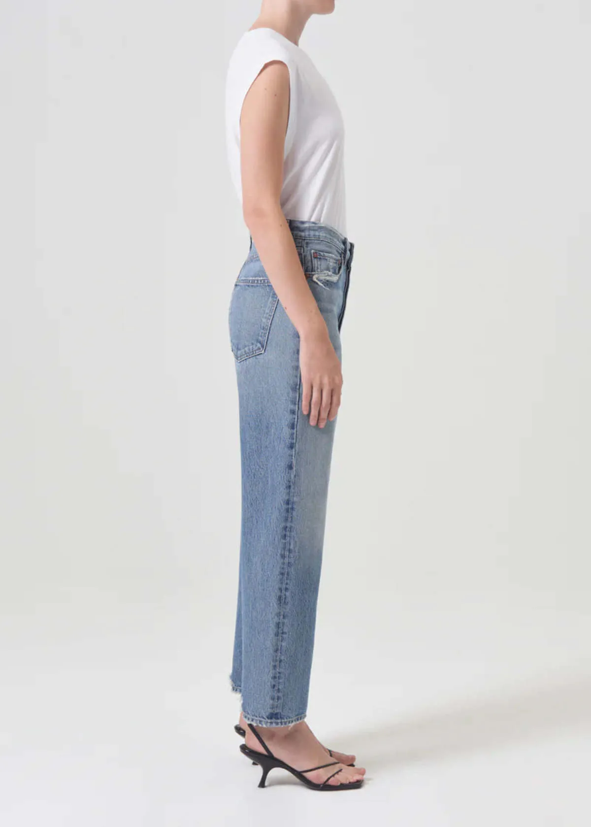 90's Crop Mid-Rise Straight - Hooked