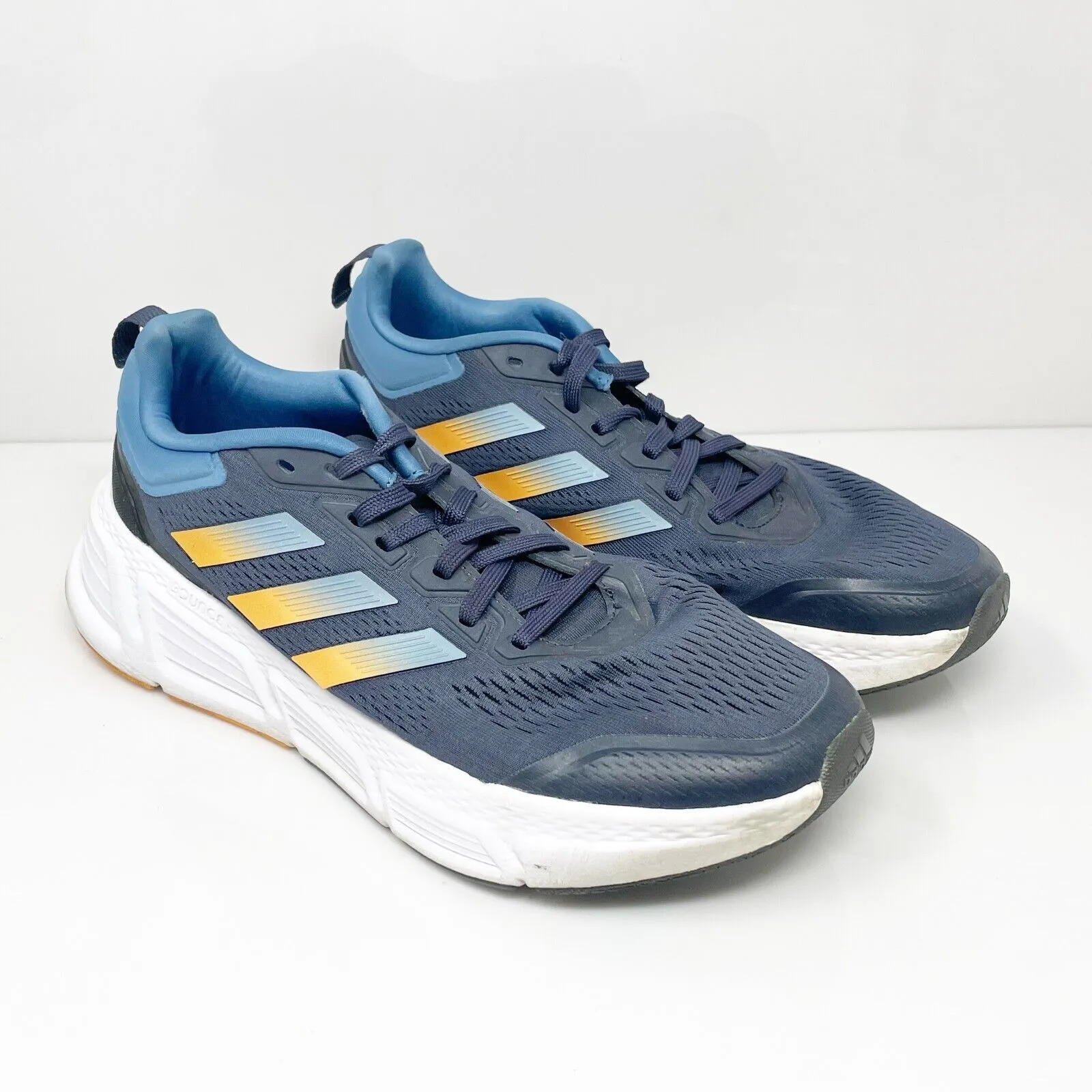 Adidas Mens Questar GZ0624 Blue Running Shoes Sneakers Size 10