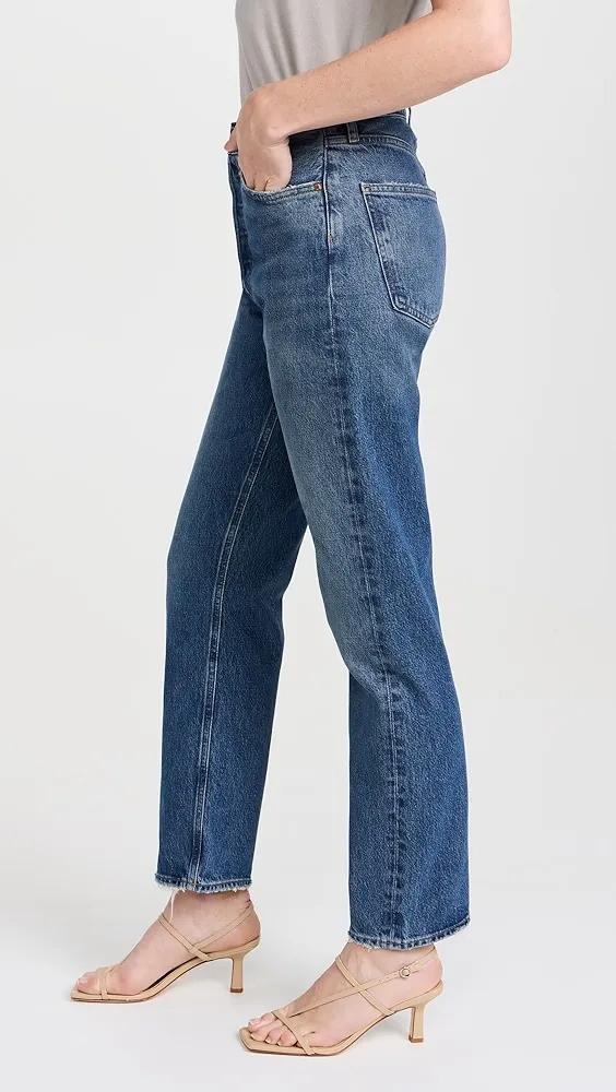 AGOLDE   90s Pinch Waist: High Rise Straight Jeans 