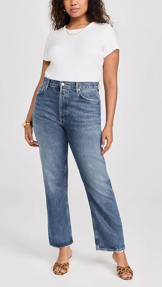 AGOLDE   90s Pinch Waist: High Rise Straight Jeans 