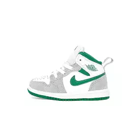 Air Jordan 1 Mid SE 'Grey Pine Green' (Infant & Kids)