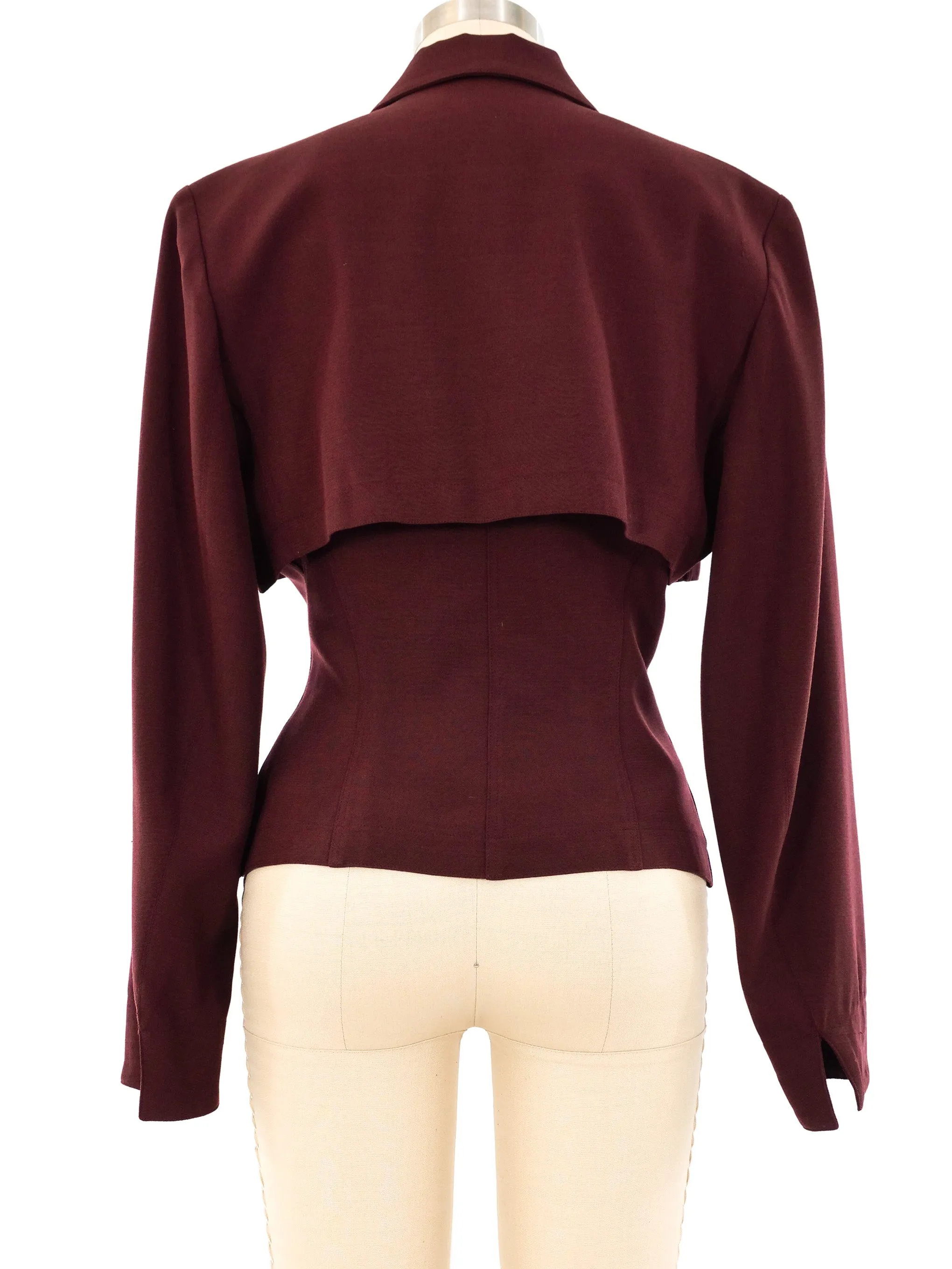 Alaia Wool Cropped Jacket