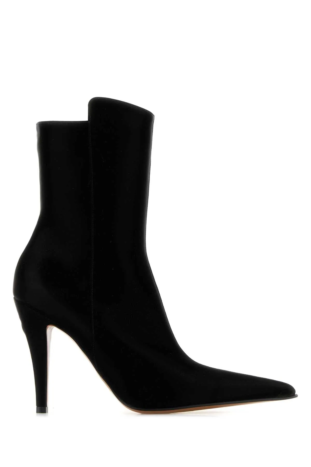 Alexander Mcqueen Black Fabric Birdee Ankle Boots