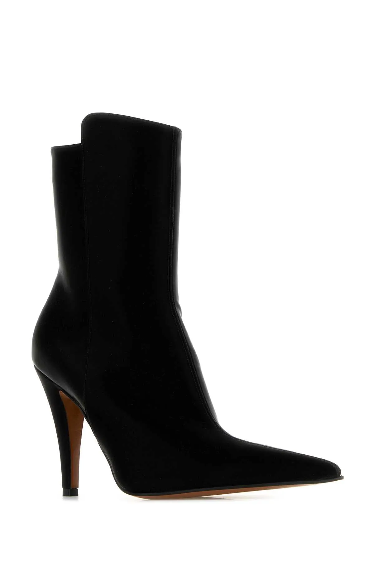 Alexander Mcqueen Black Fabric Birdee Ankle Boots