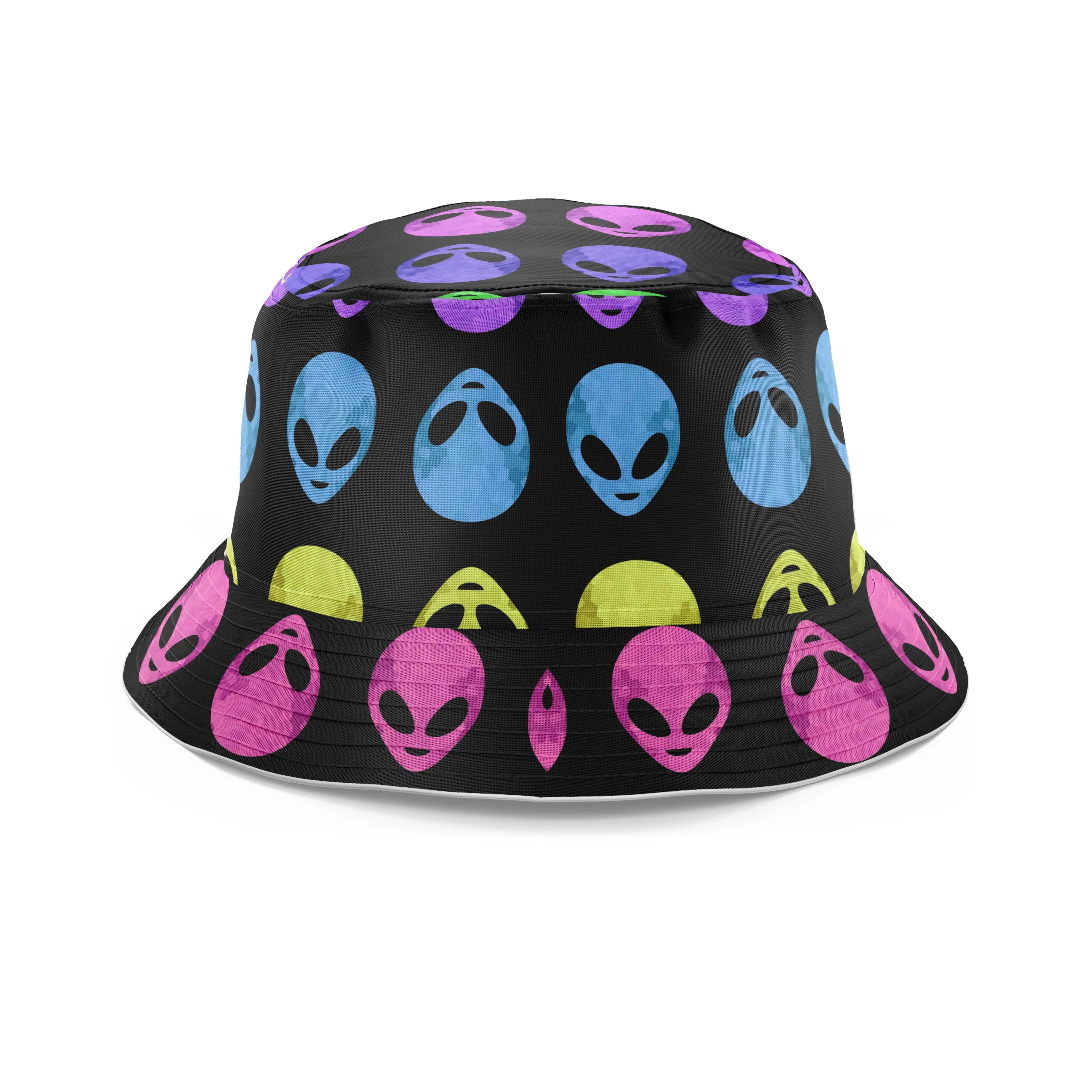 Alien Pattern Bucket Hat