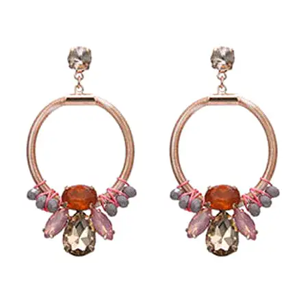 Allure Earrings Cristal Pink