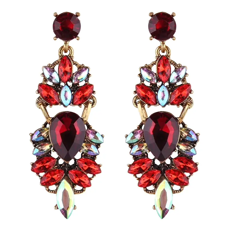 Allure Earrings Eclat Red