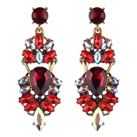 Allure Earrings Eclat Red