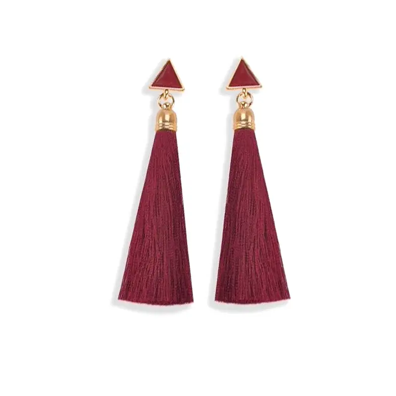 Allure Earrings Sharon Burgundy