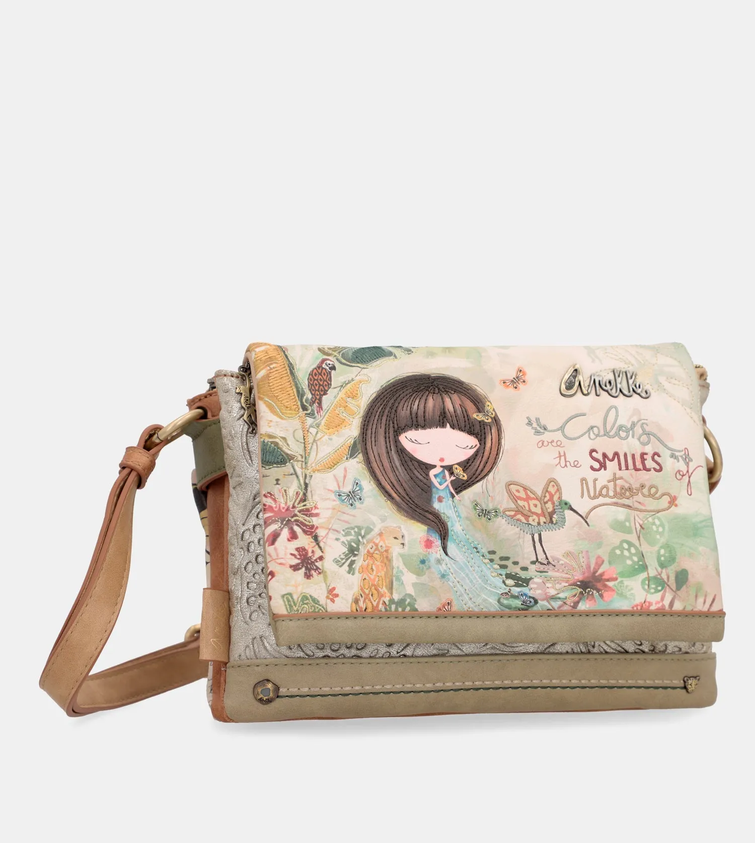 Amazonia flap crossbody bag