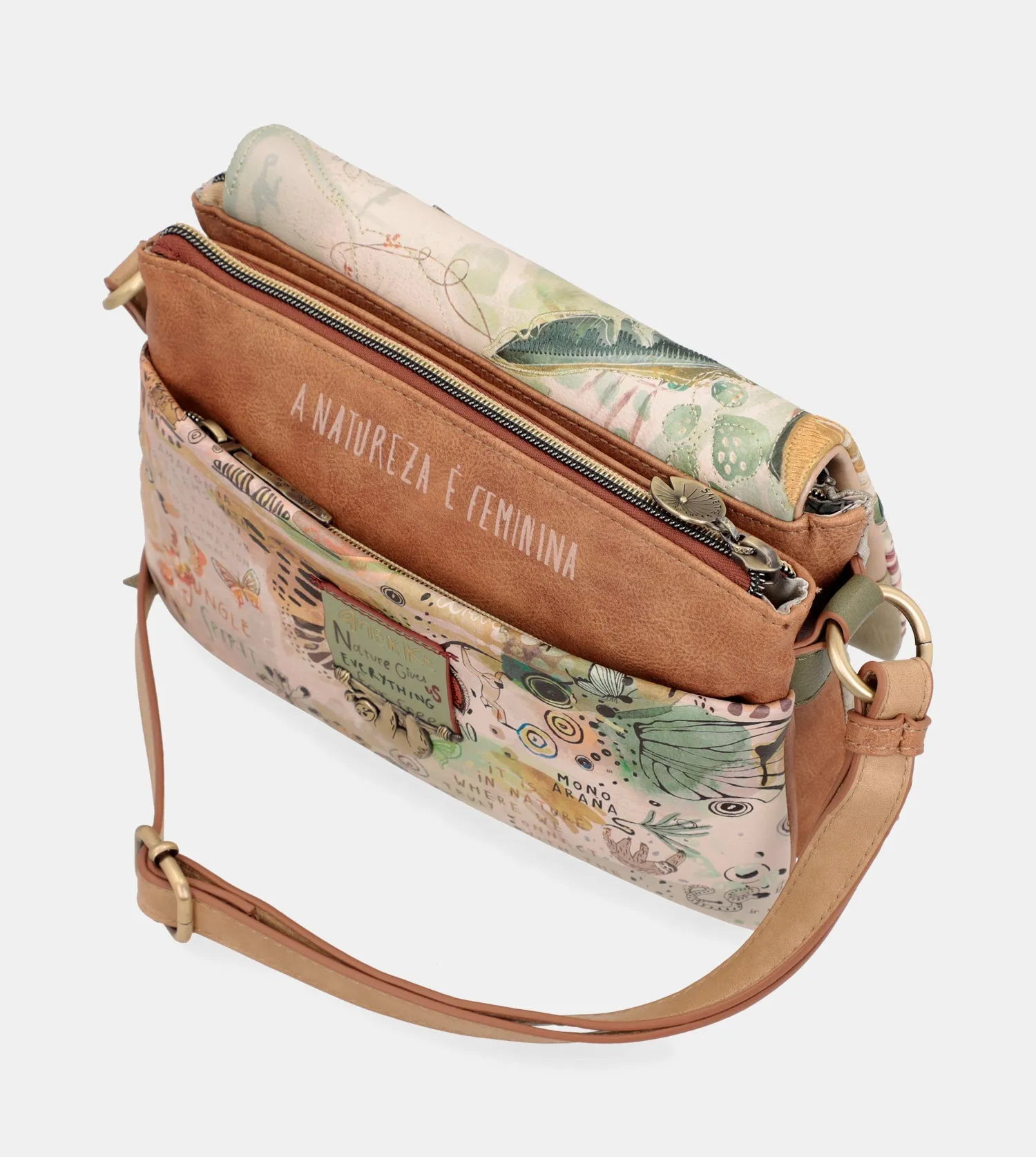 Amazonia flap crossbody bag