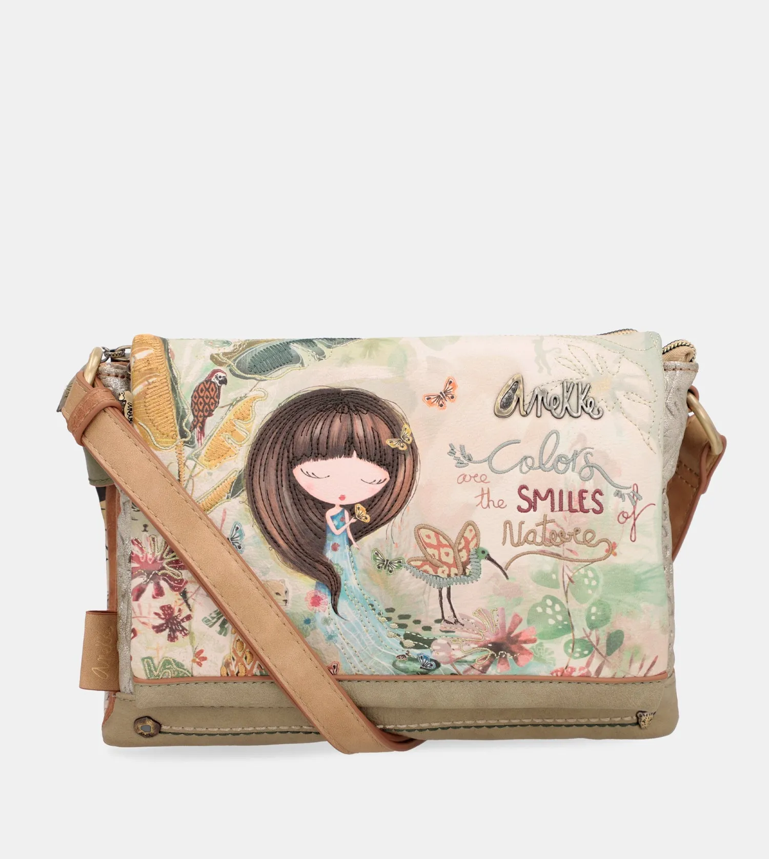 Amazonia flap crossbody bag