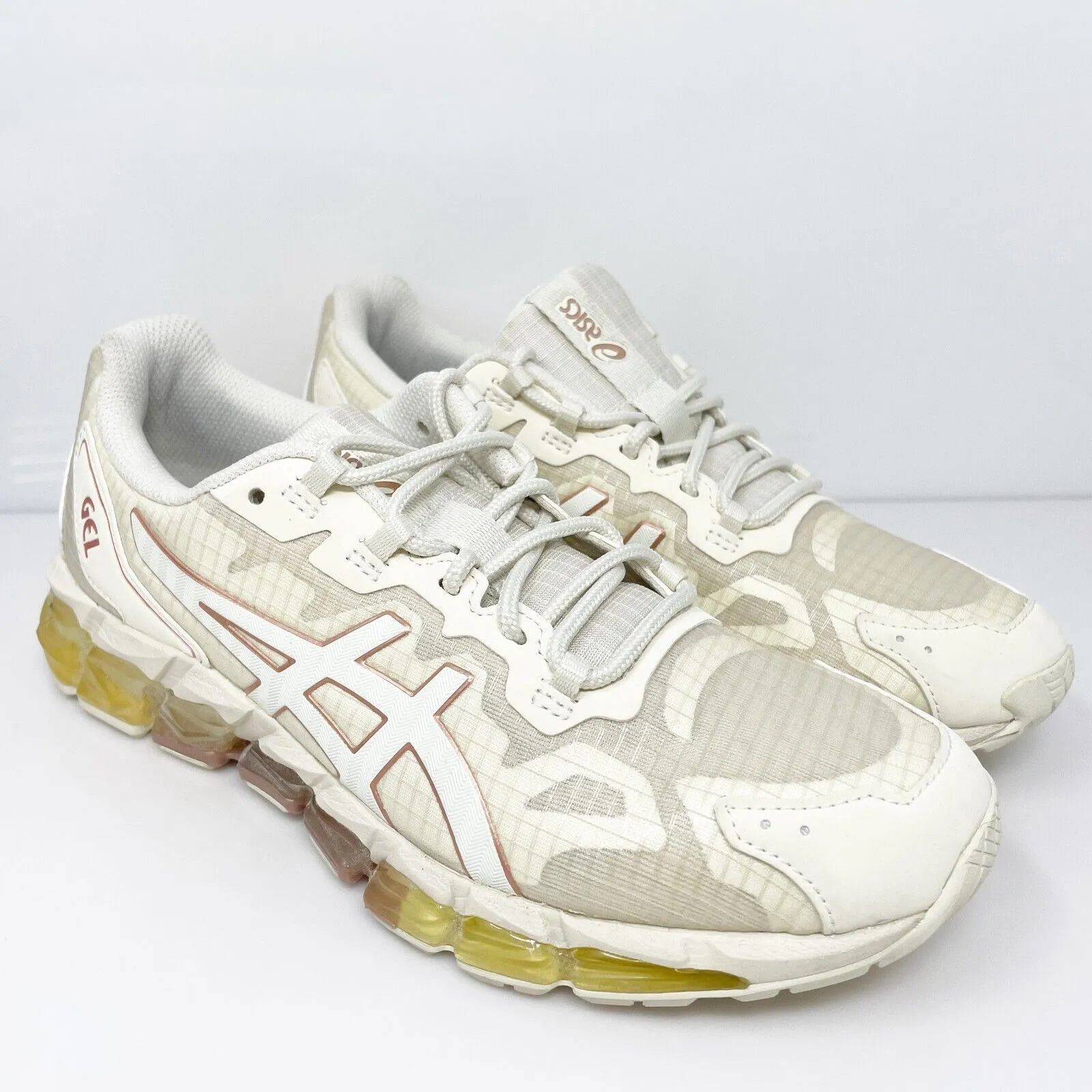 Asics Womens Gel Quantum 360 6 1202A088 White Running Shoes Sneakers Size 8