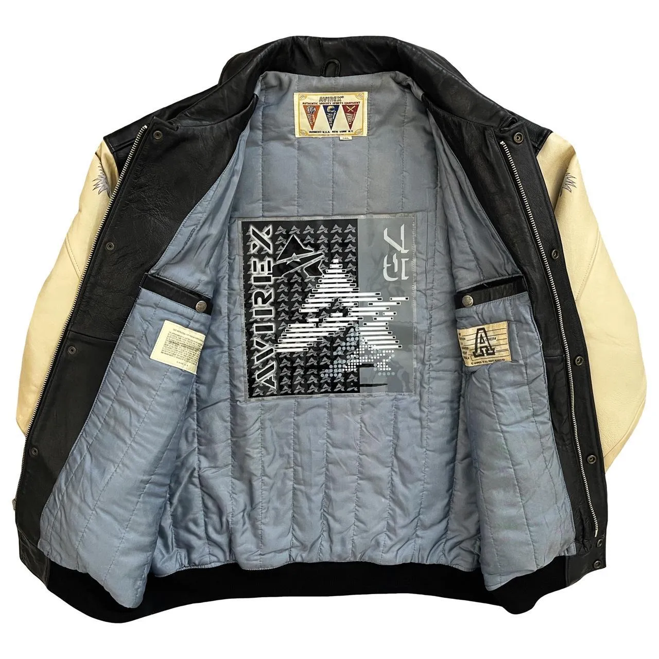 Avirex Leather Varsity Jacket