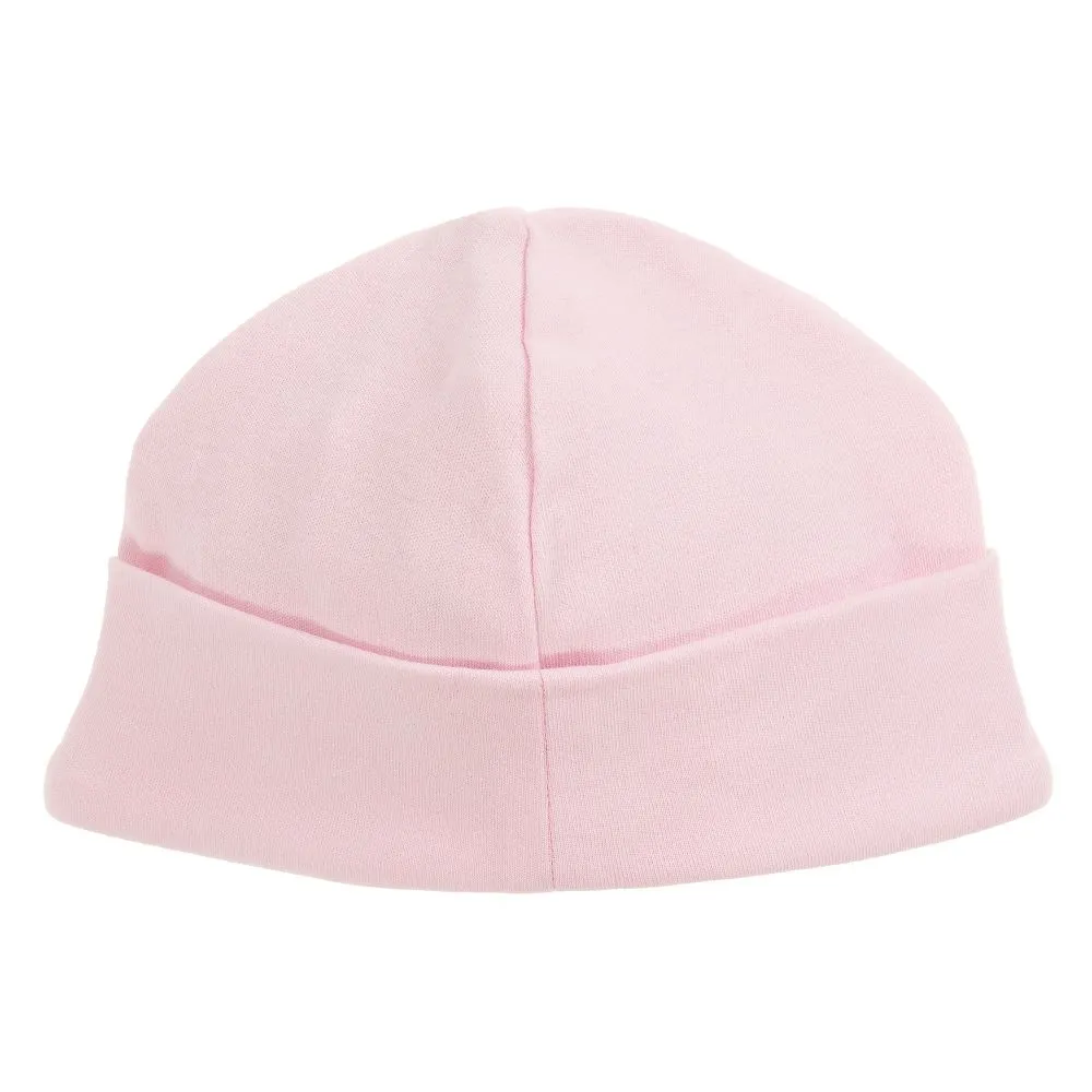 Baby Girls Pink Cotton Hat