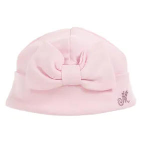 Baby Girls Pink Cotton Hat