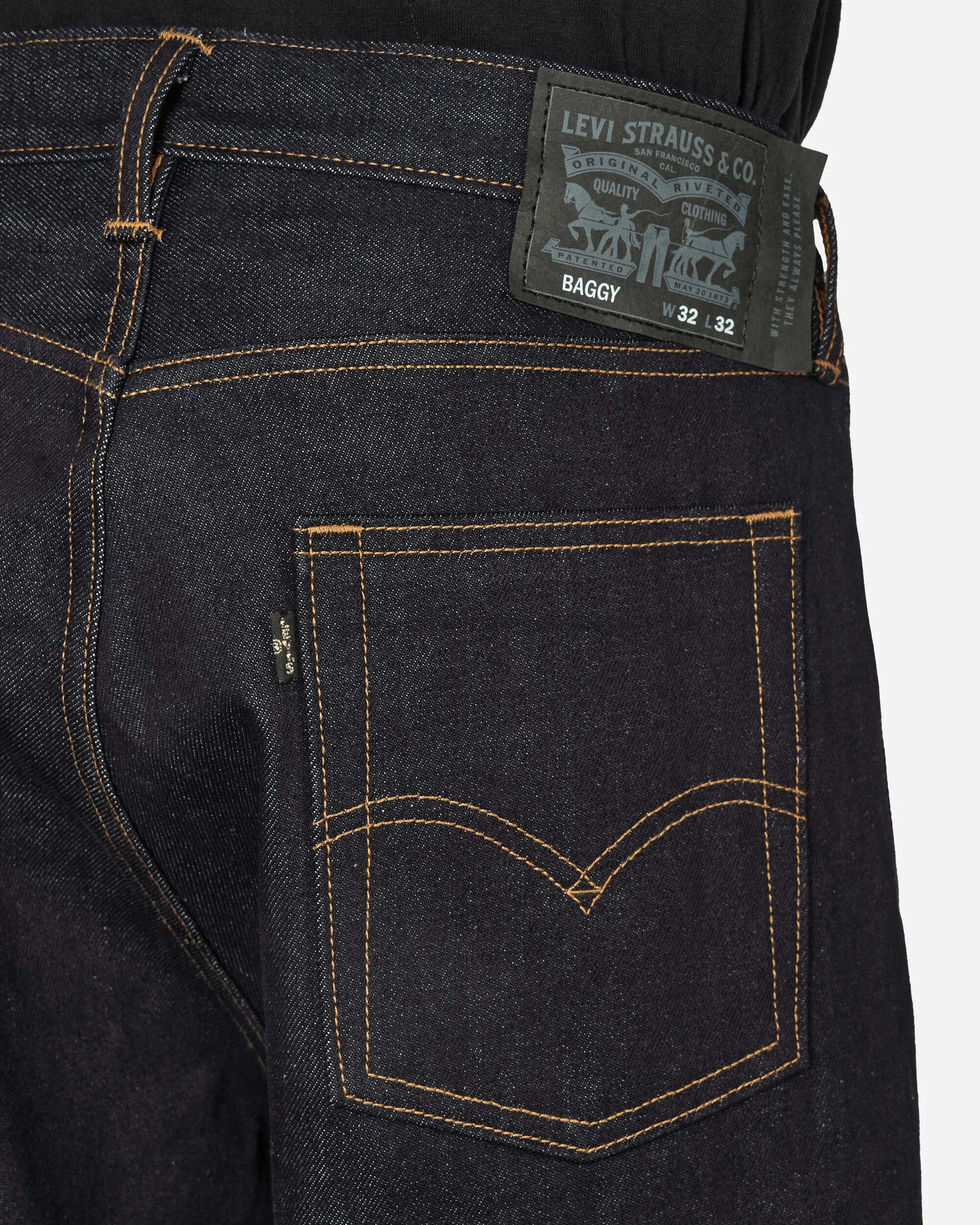 Baggy 5-Pocket Jeans Rigid Gold Blue