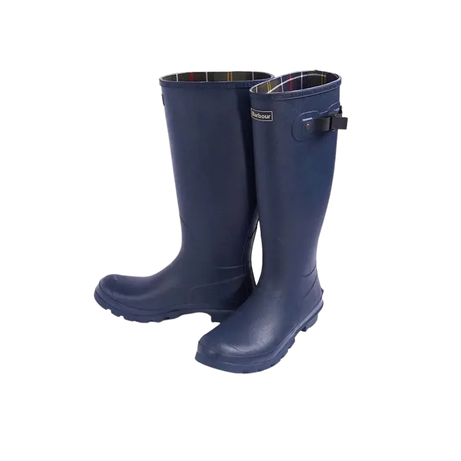 Barbour Bede Wellington Boots in Navy