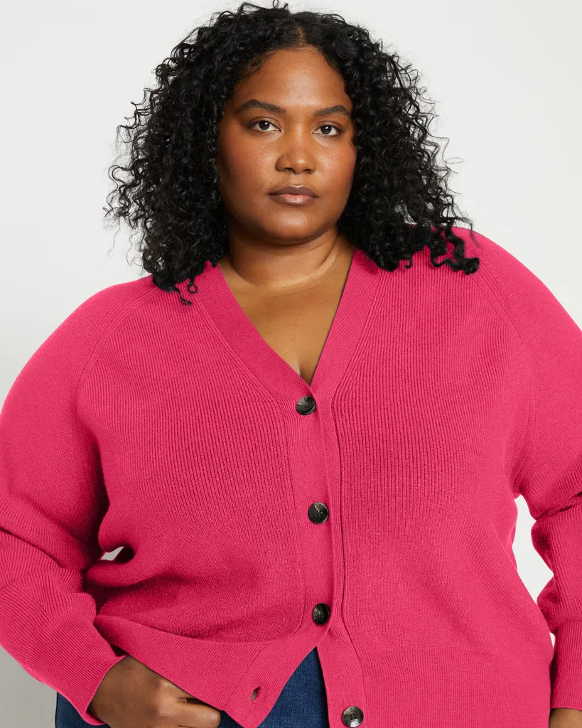 Better-Than-Wool Cardigan - Cerise