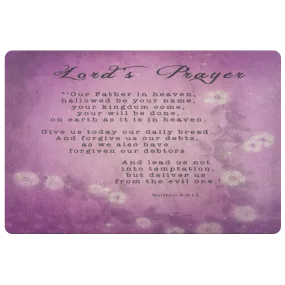 Bible Verses Anti-Slip Protective Doormat Lord's Prayer ~Matthew 6:9-13~ (Design: Misty 1)