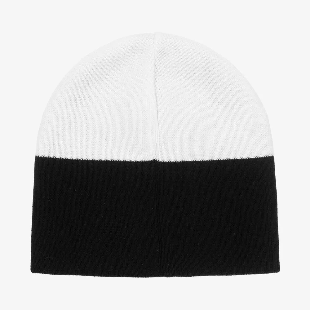 Black & Ivory Reversible Hat