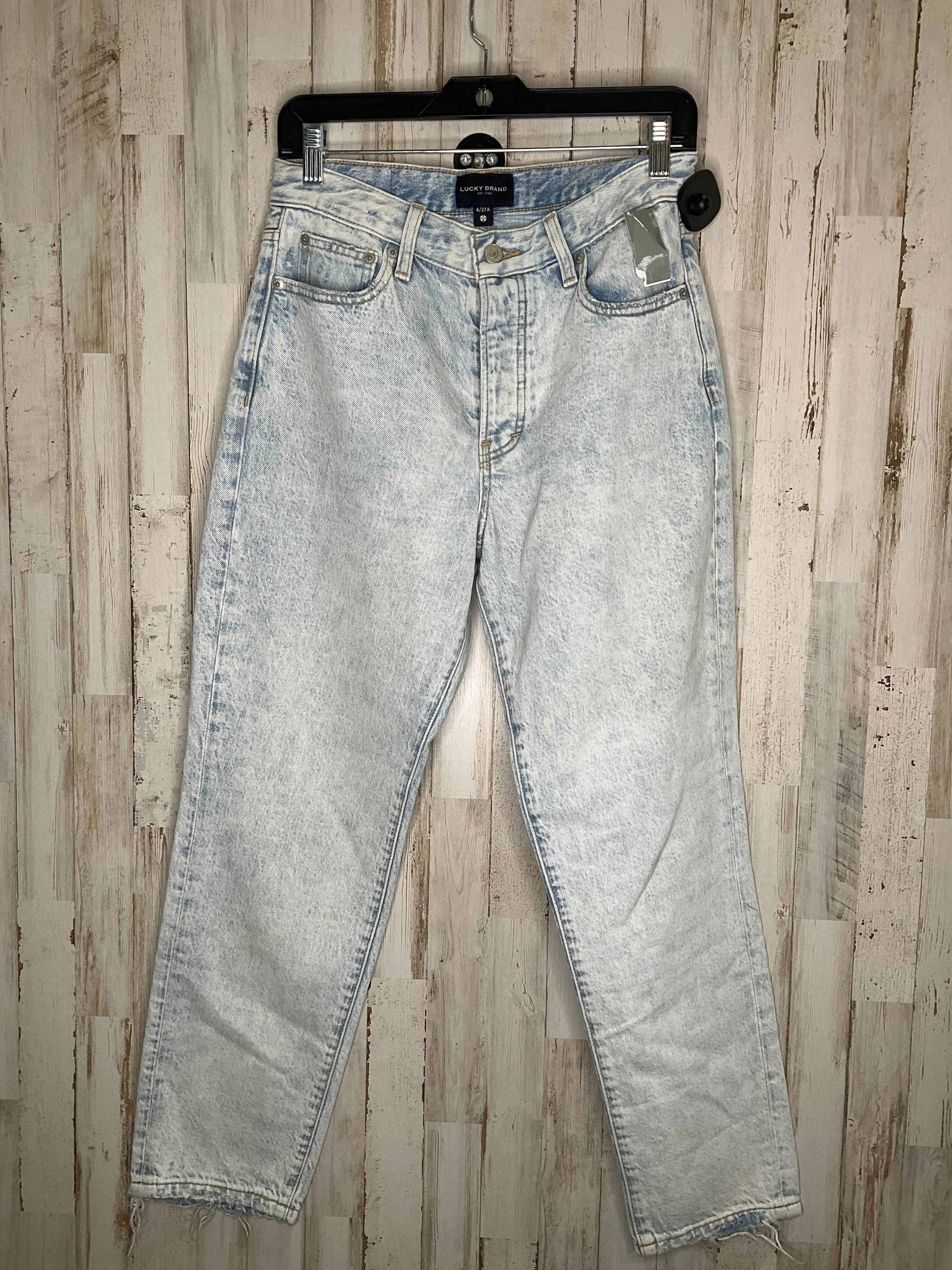 Blue Denim Jeans Straight Lucky Brand, Size 4