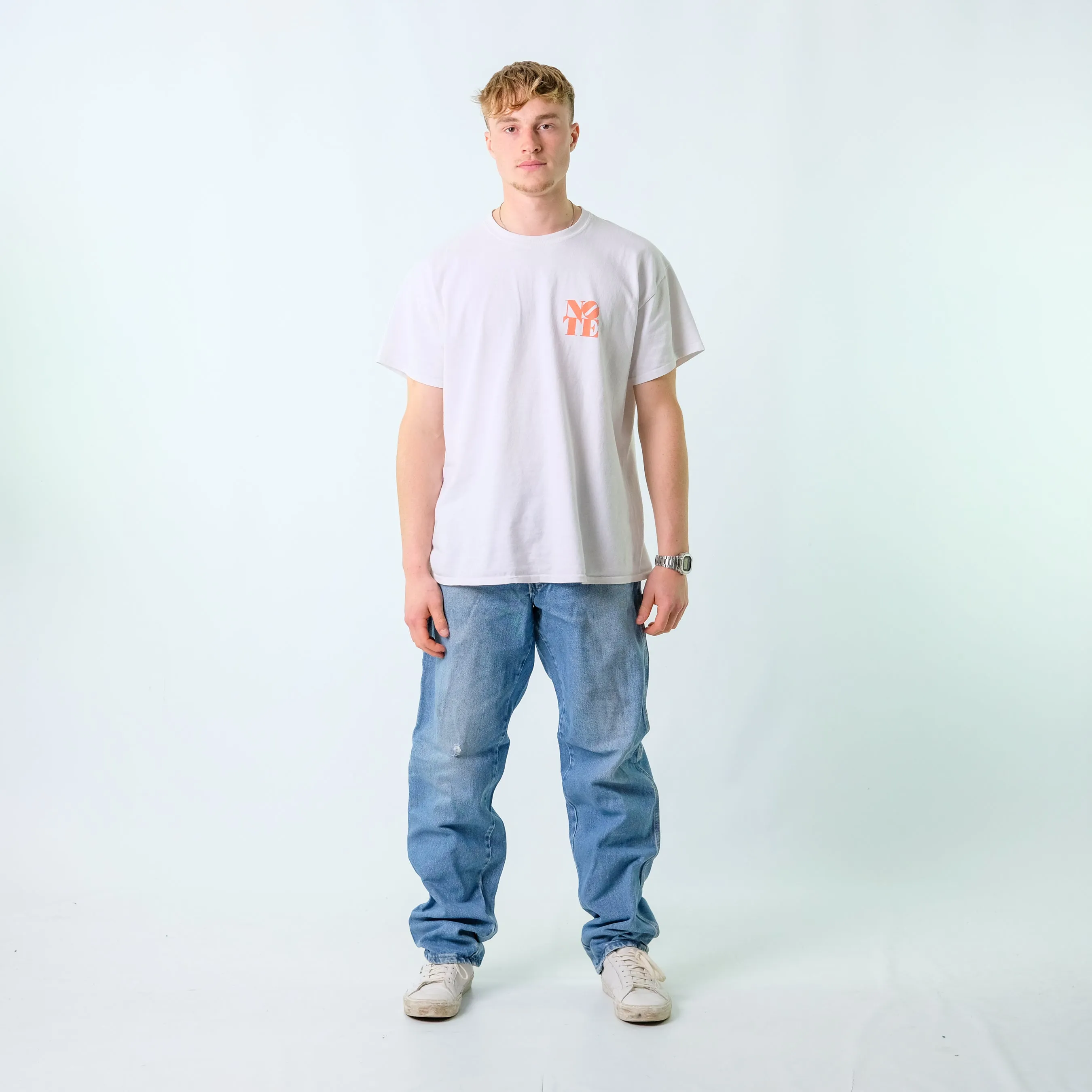 Blue y2ks Dickies Denim Carpenter Baggy Jeans Pants (34x36)