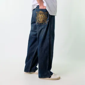 Blue y2ks Dyse One Denim Hip Hop Jeans Baggy Pants (38x30)