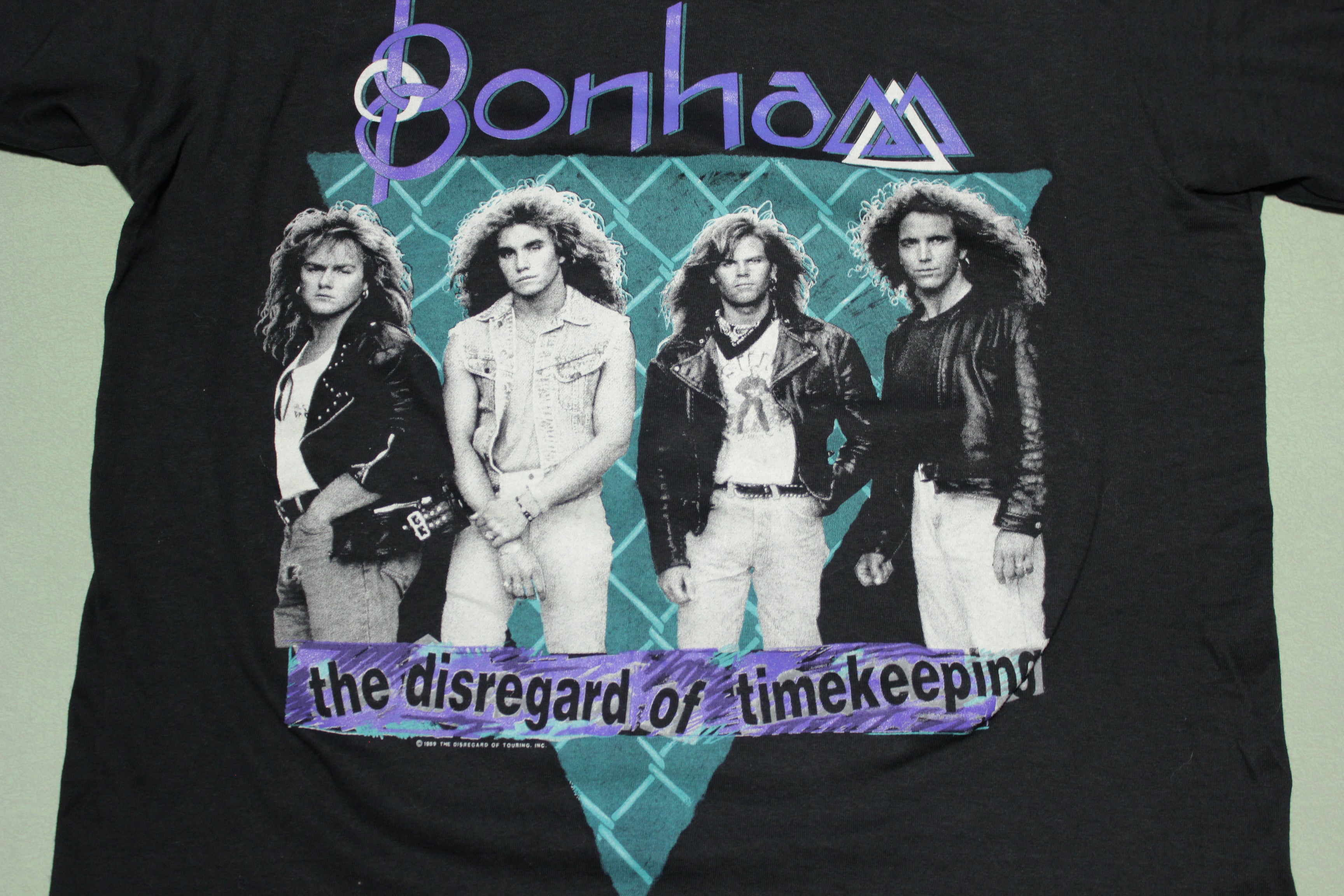 Bonham Disregard of Timekeeping 89-90 Tour Band T-Shirt