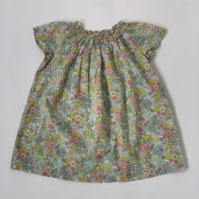 Bonpoint Mint Green Liberty Print Dress: 6 Years