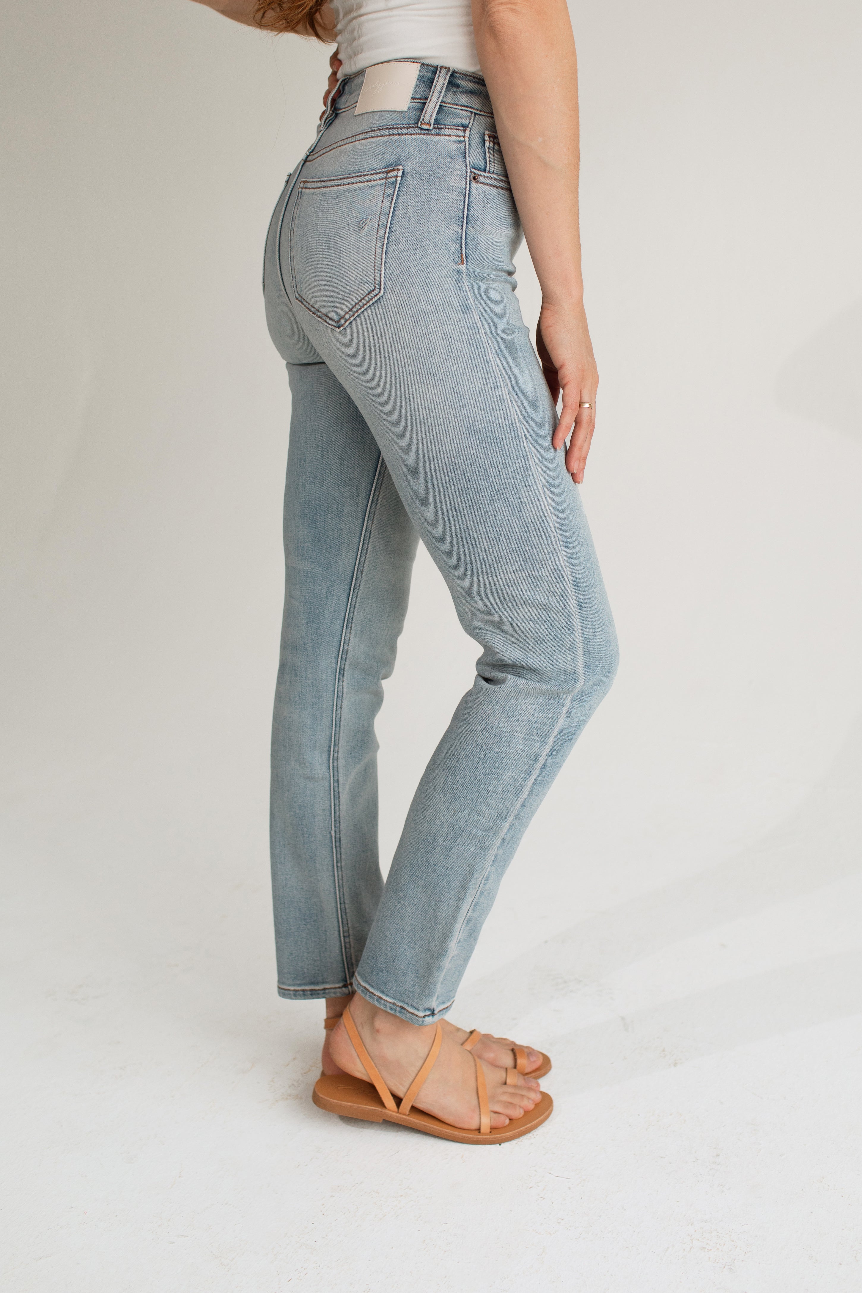 Brooke Slim Straight Leg Jeans