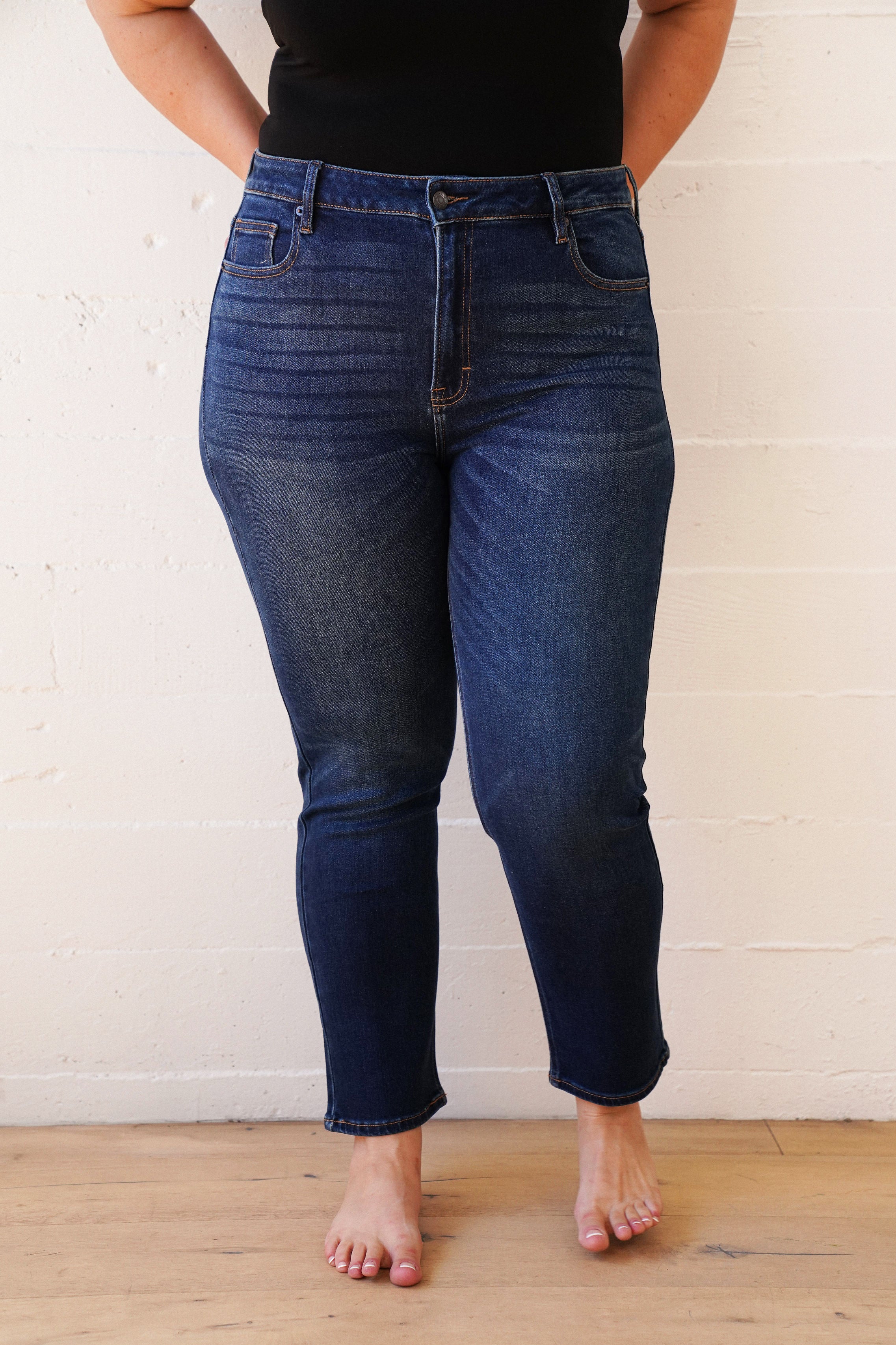 Brooke Slim Straight Leg Jeans