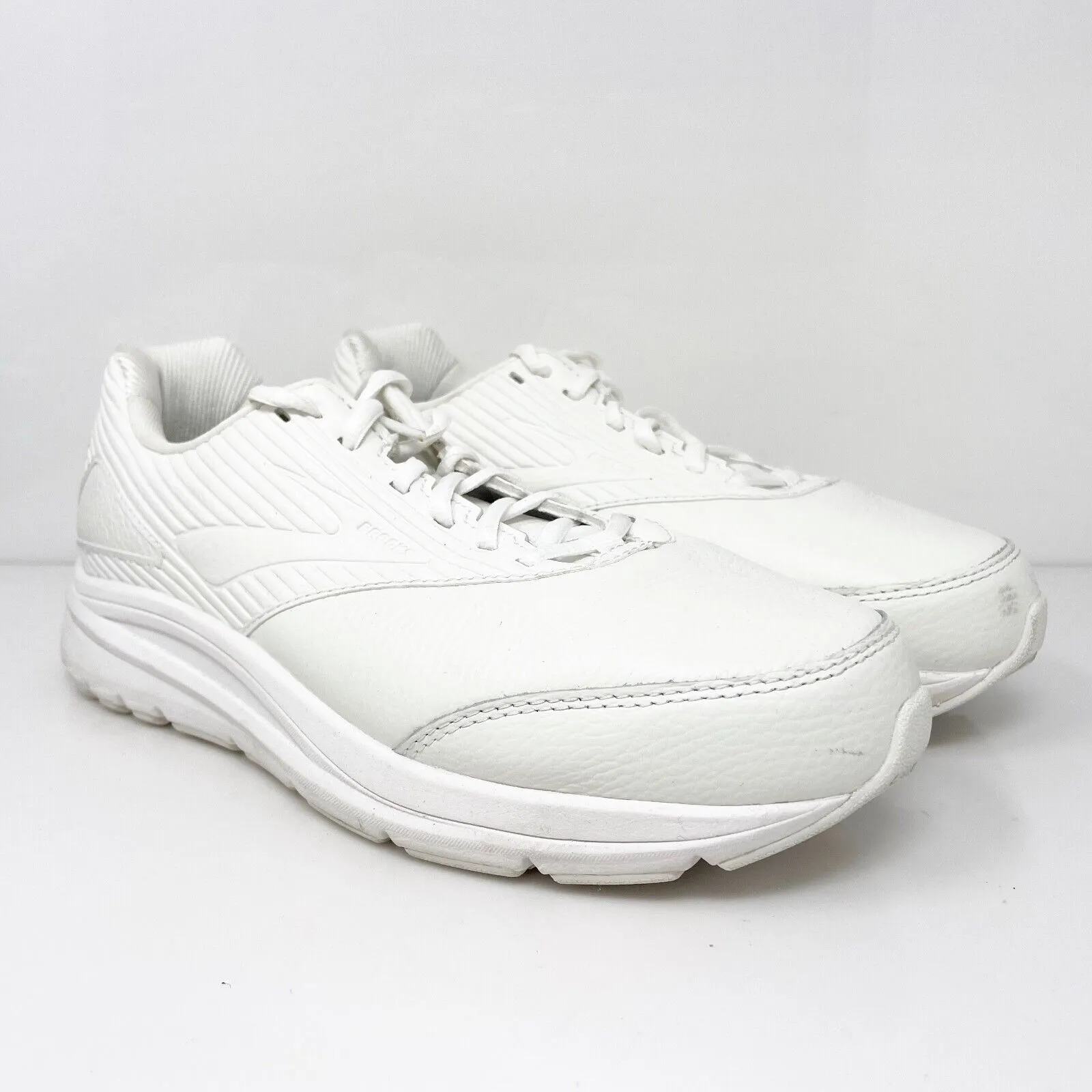 Brooks Womens Addiction Walker 2 1203071D142 White Running Shoes Sneakers Sz 9 D