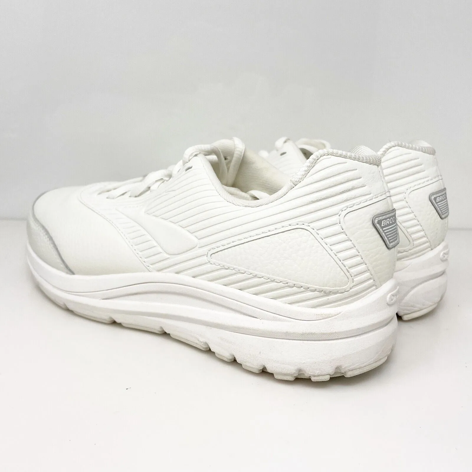 Brooks Womens Addiction Walker 2 1203071D142 White Running Shoes Sneakers Sz 9 D