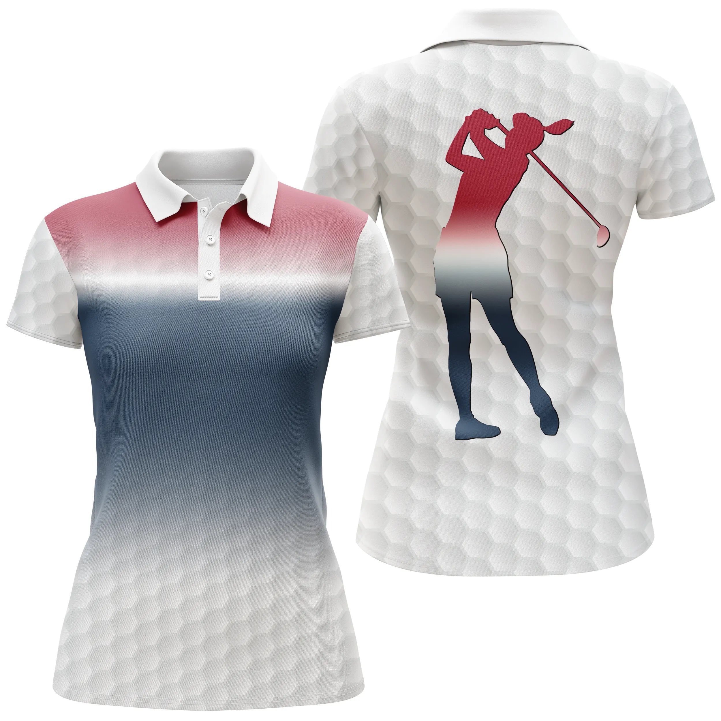 Chiptshirts - Polo De Golf, Cadeau Idéal Pour Fans De Golf, Polo de Sport Homme et Femme, Motifs Balle de Golf, Golfeur, Golfeus