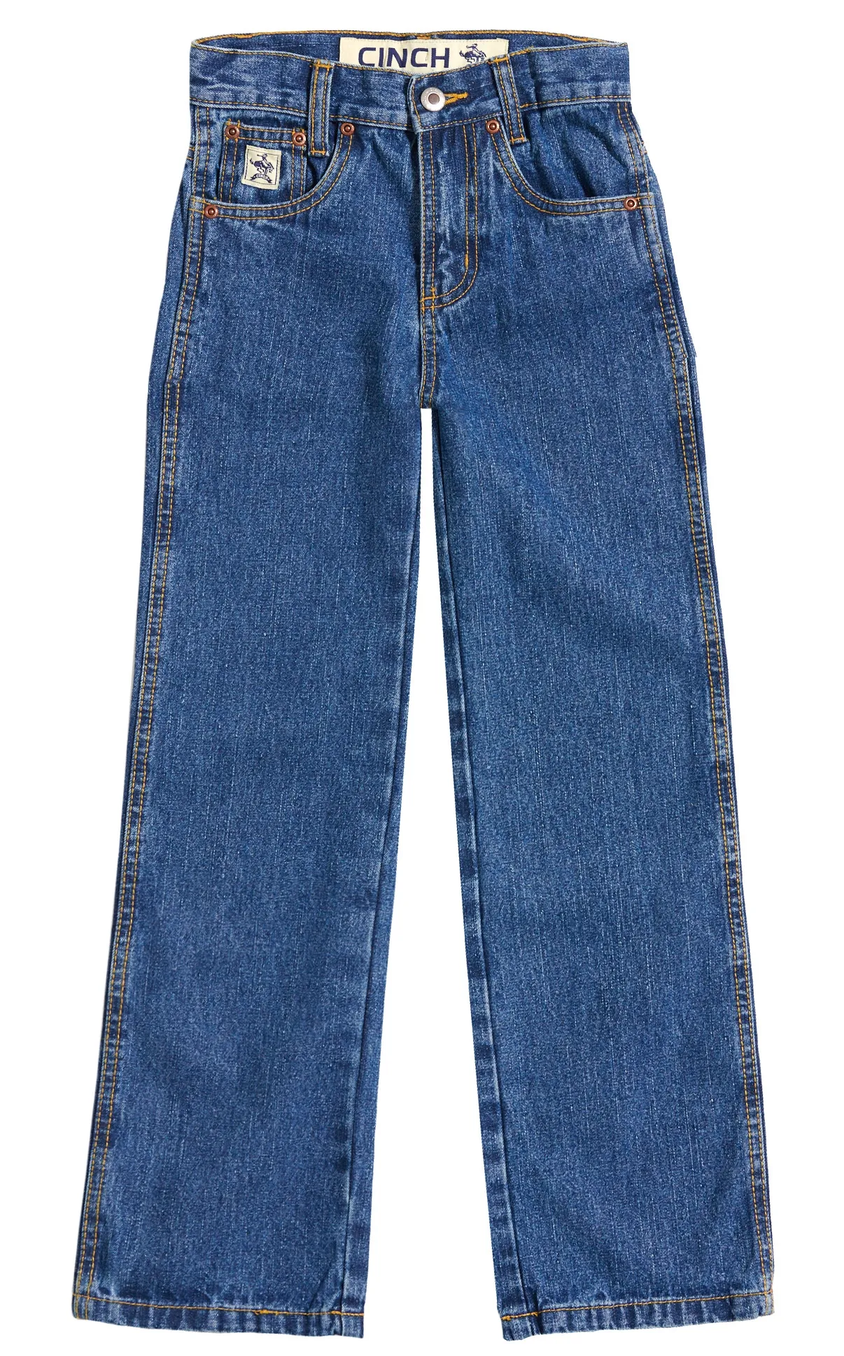 Cinch Boy's Medium Wash Original Fit Straight Leg Jeans (1T-4)