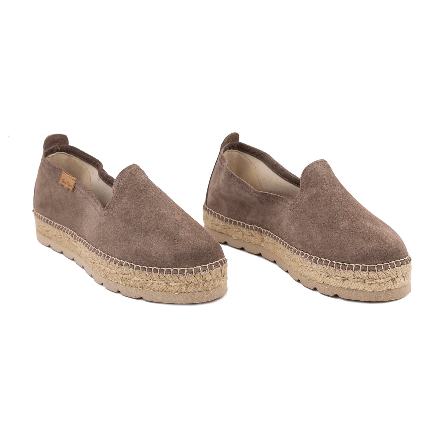 Closed Toe Suede Leather Espadrilles for Women - Aurem