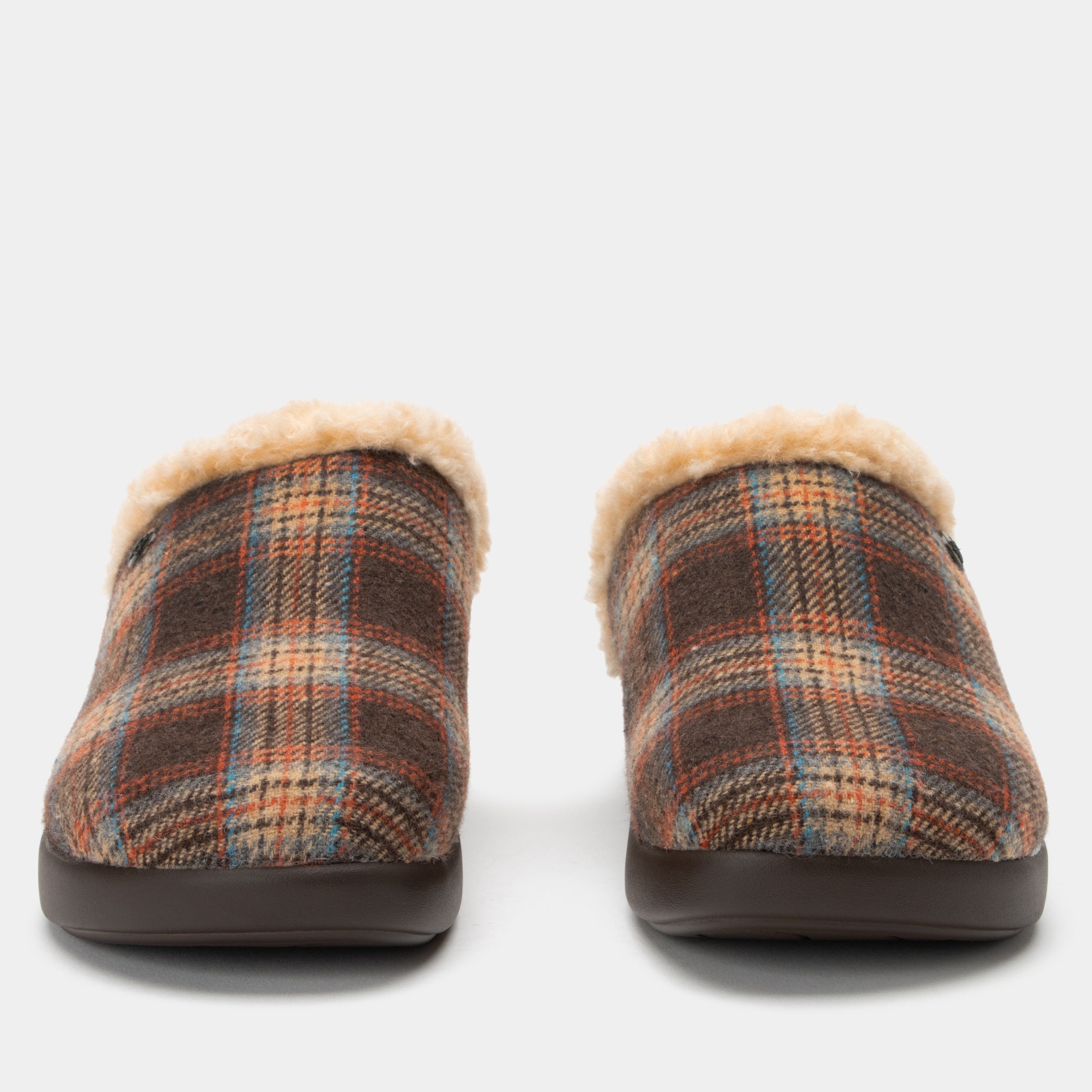 Comfee Plaidly Brown Slipper