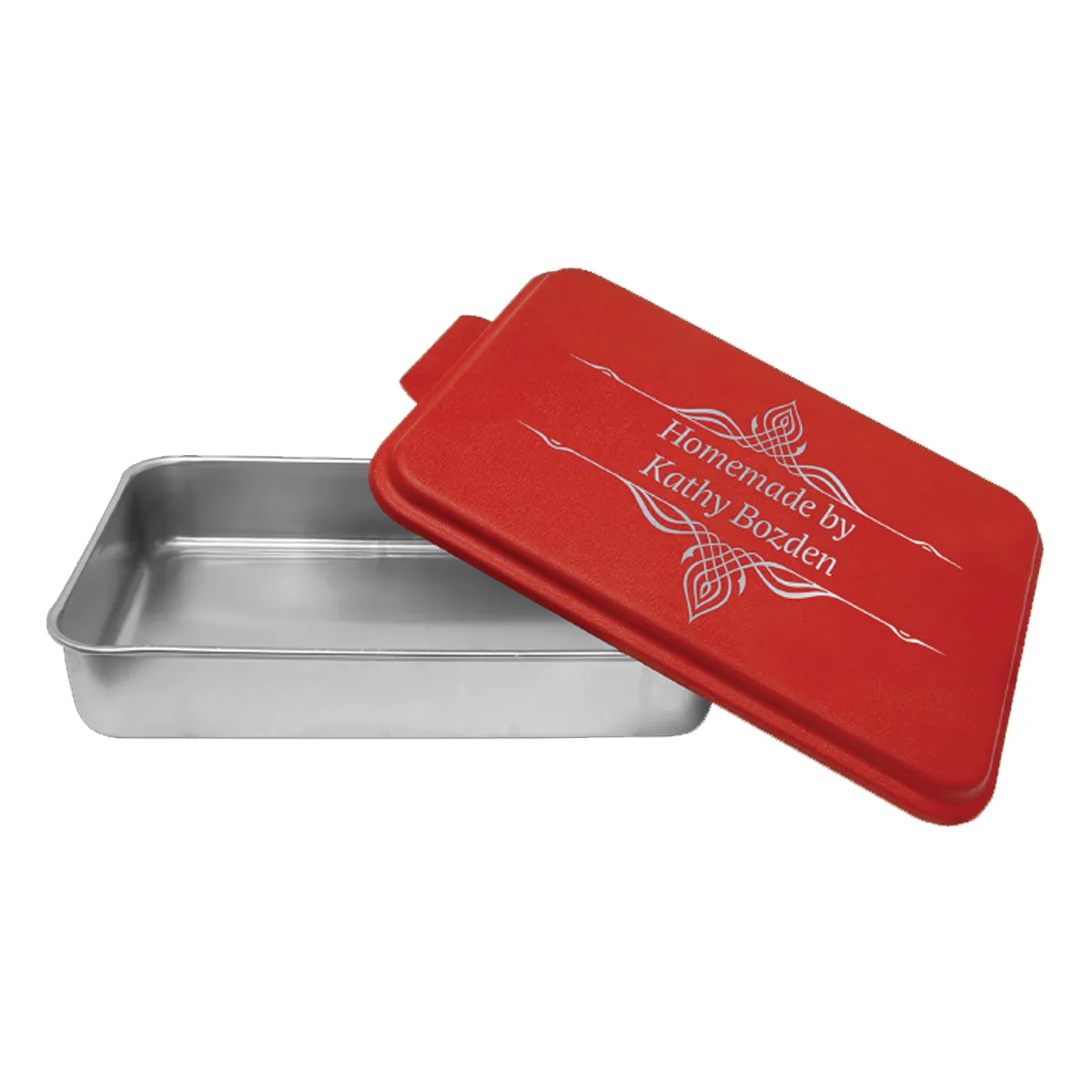 Custom Aluminum Cake Pan with Lid  9 x 13 - LZR