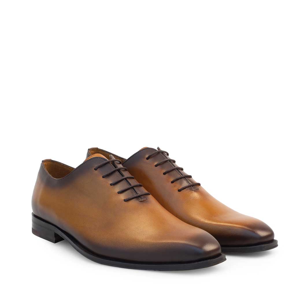 Cyrus Plain Toe Oxford - Cognac