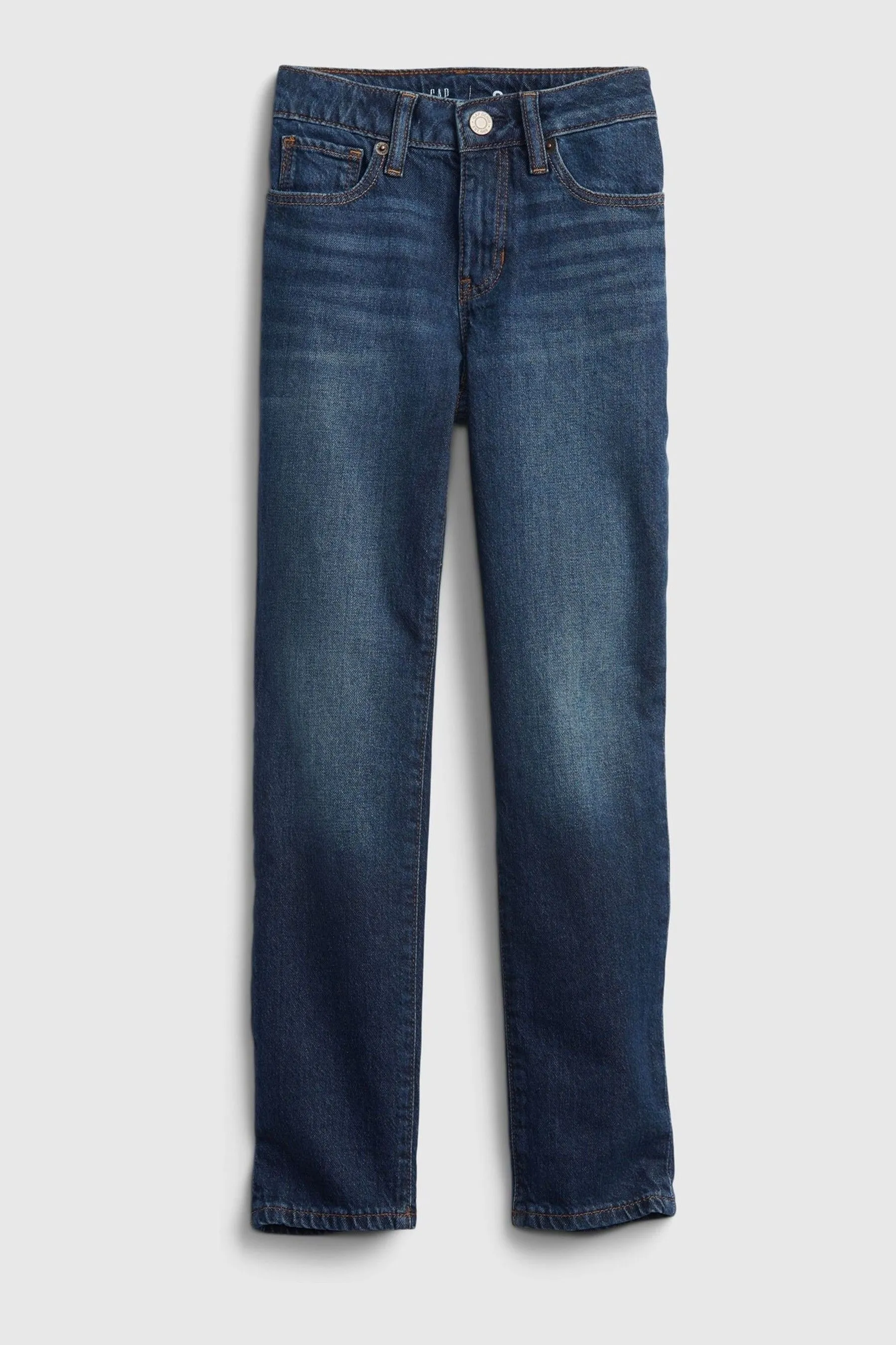 Dark Wash Blue Stretch Girlfriend Washwell Jeans (4-16yrs)