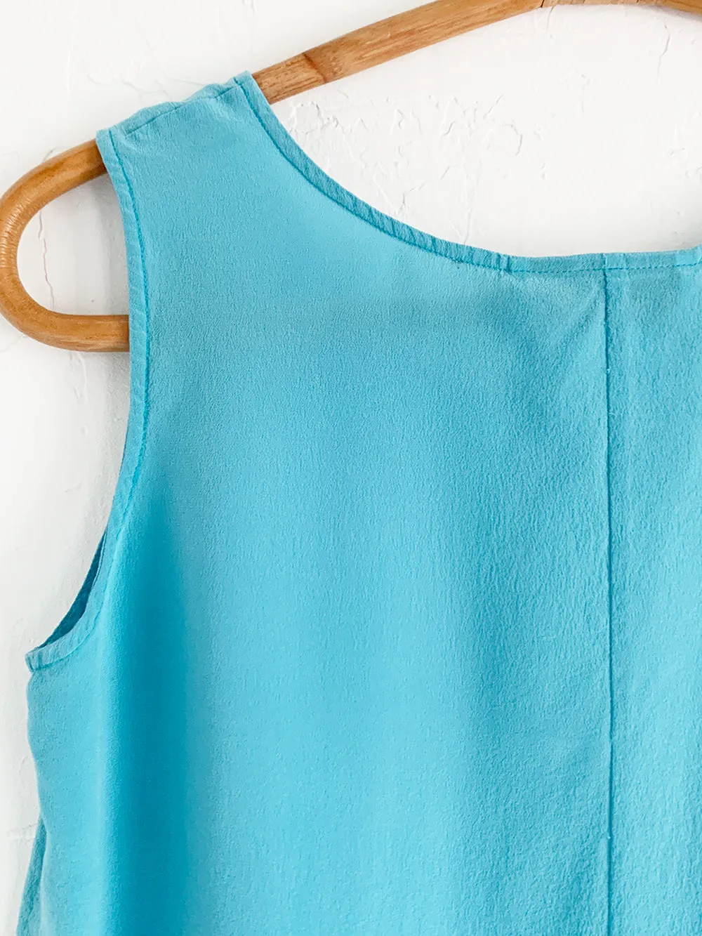 DG Sky Blue Silk Tank