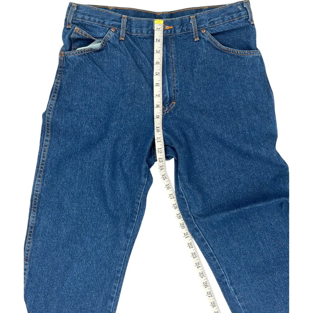 Dickies Relaxed Fit Jeans - 34W 29L - Blue Cotton