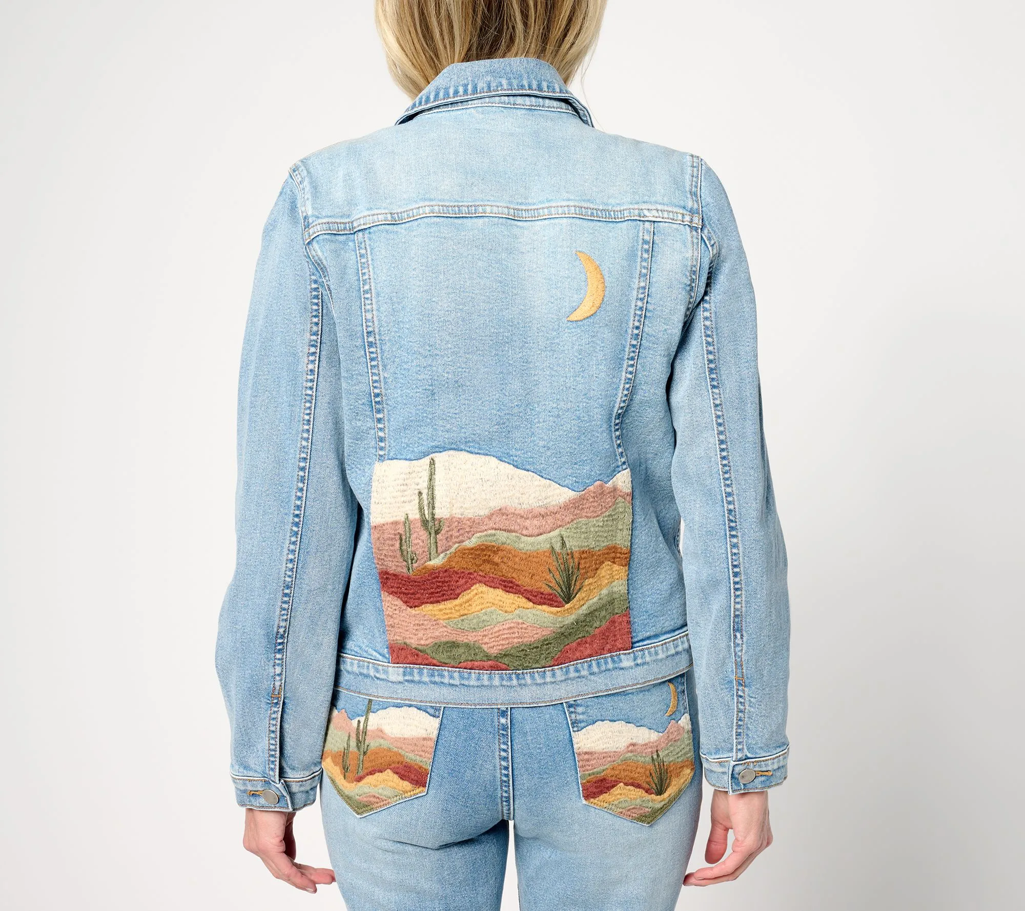 Driftwood Jeans Classic Embroidered Denim Jacket - Desperado