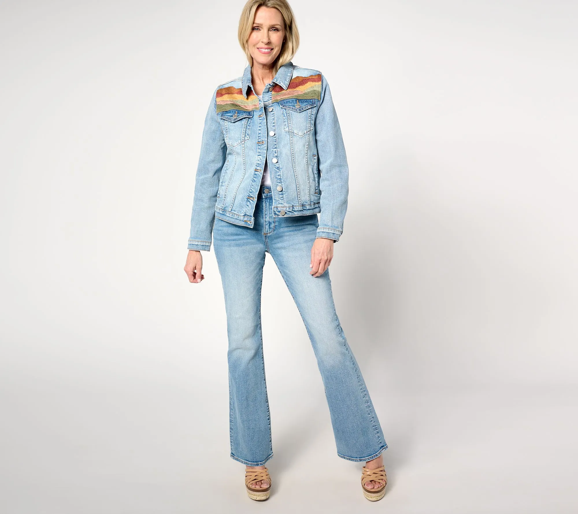 Driftwood Jeans Classic Embroidered Denim Jacket - Desperado