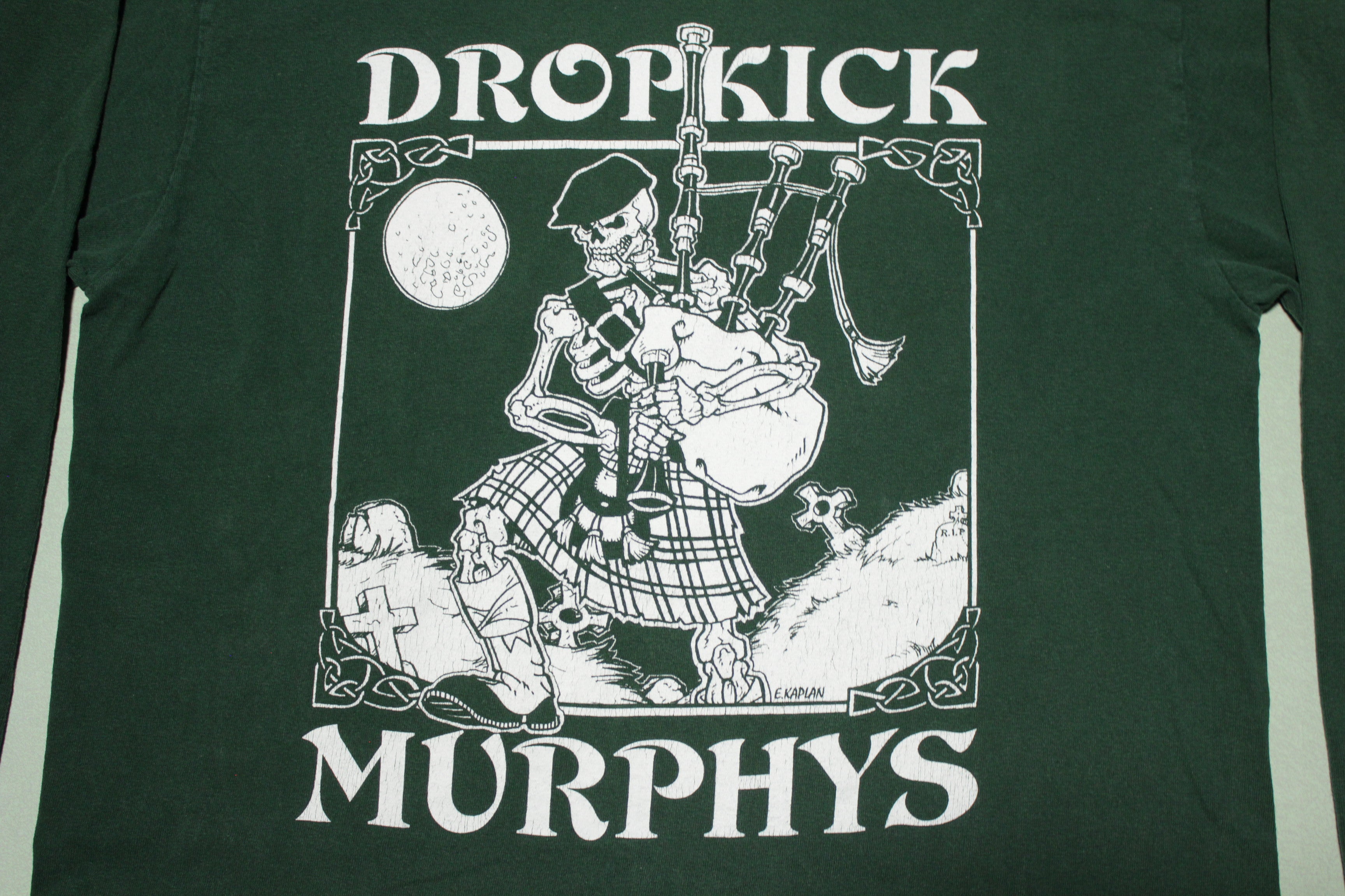 Dropkick Murphys Vintage Fields of Athenry 2003 Concert Long Sleeve T-Shirt