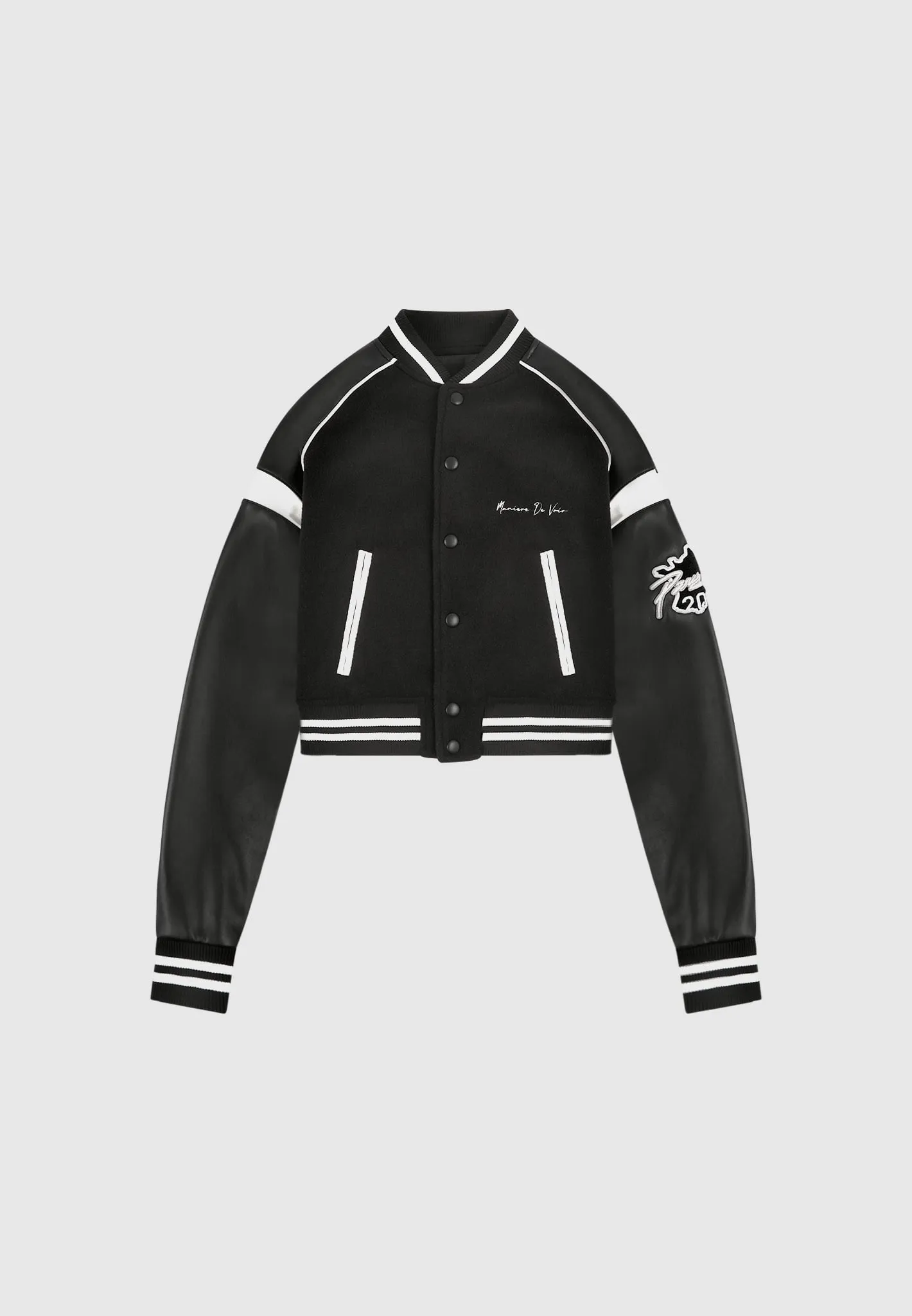 Eiffel Varsity Jacket - Black